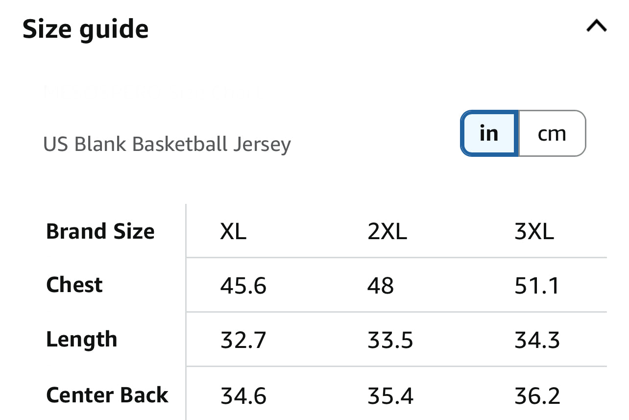 Custom Jersey - remaining balance