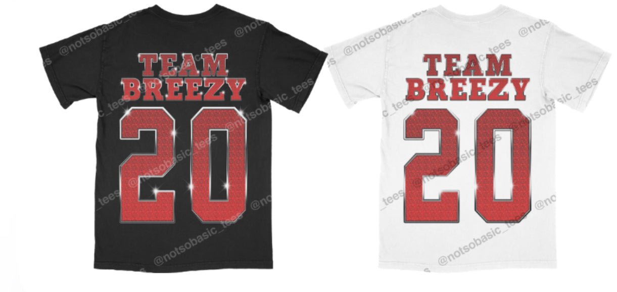 Custom Jersey - Remaining Balance: Red & Black