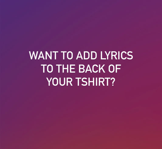 Customized Lyrics / Text