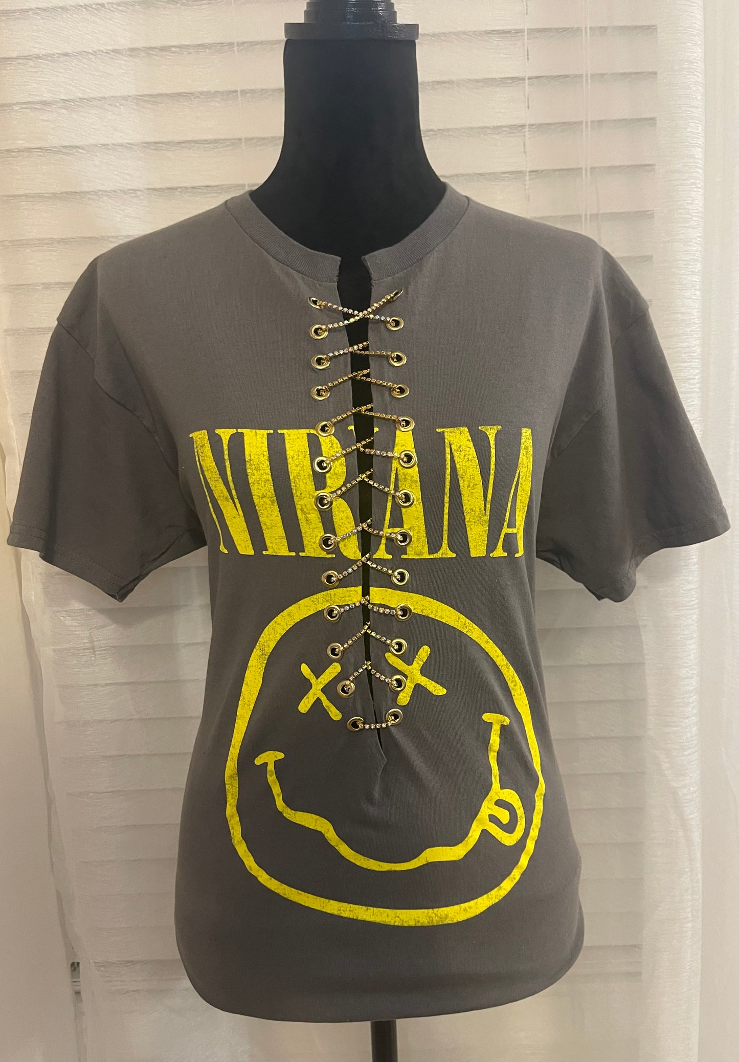 Rock Band Smiley- Gray