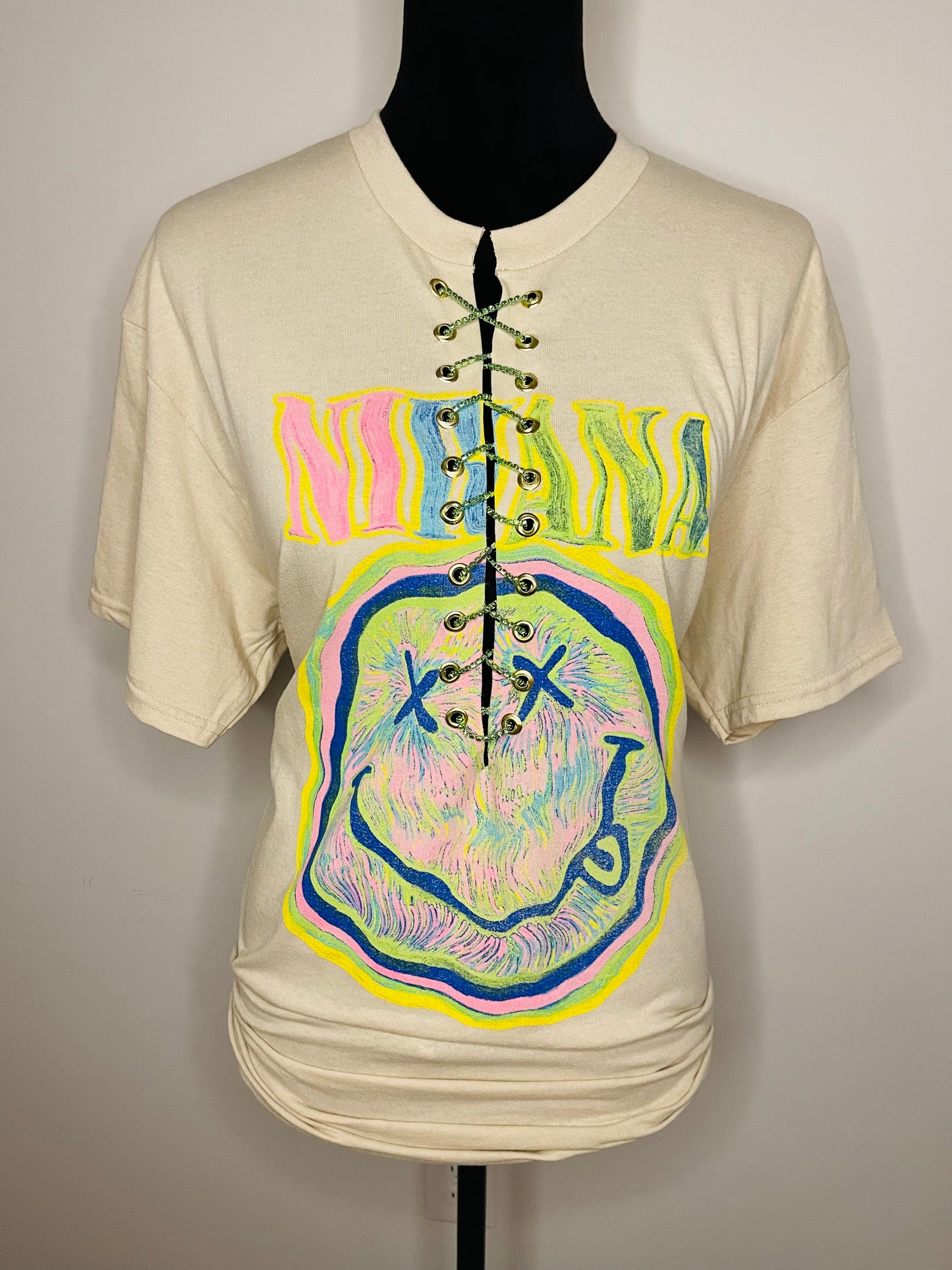 Rock Band Smiley- Multi Color