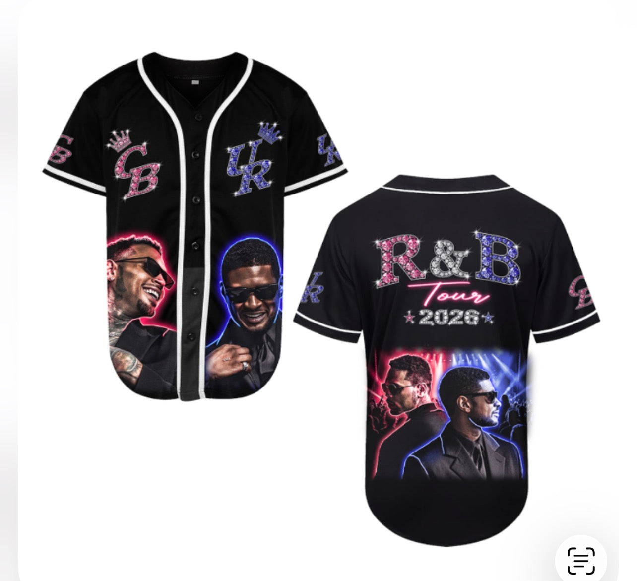 Custom R&B Baseball Jersey