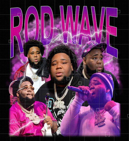 Pink & Purple Wave - Rod (Special Lacing)