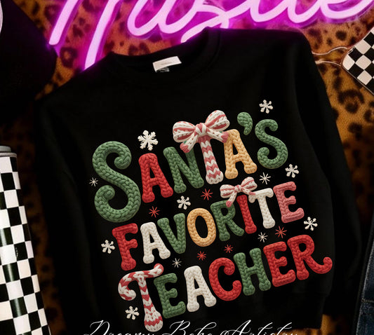 Santa Favorite Teacher