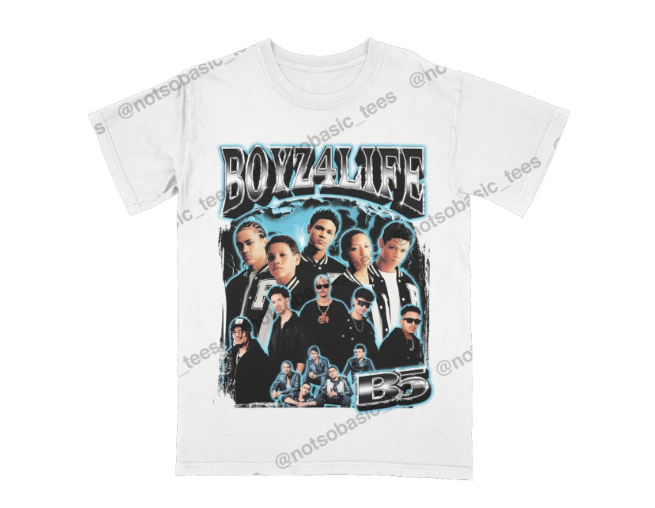 B5 - Blue design