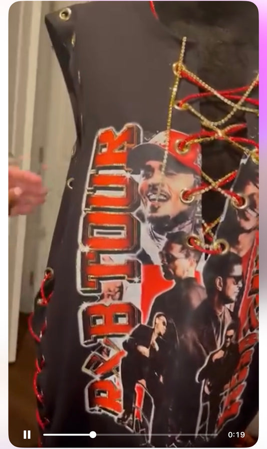 Custom R&B Biker Shirt