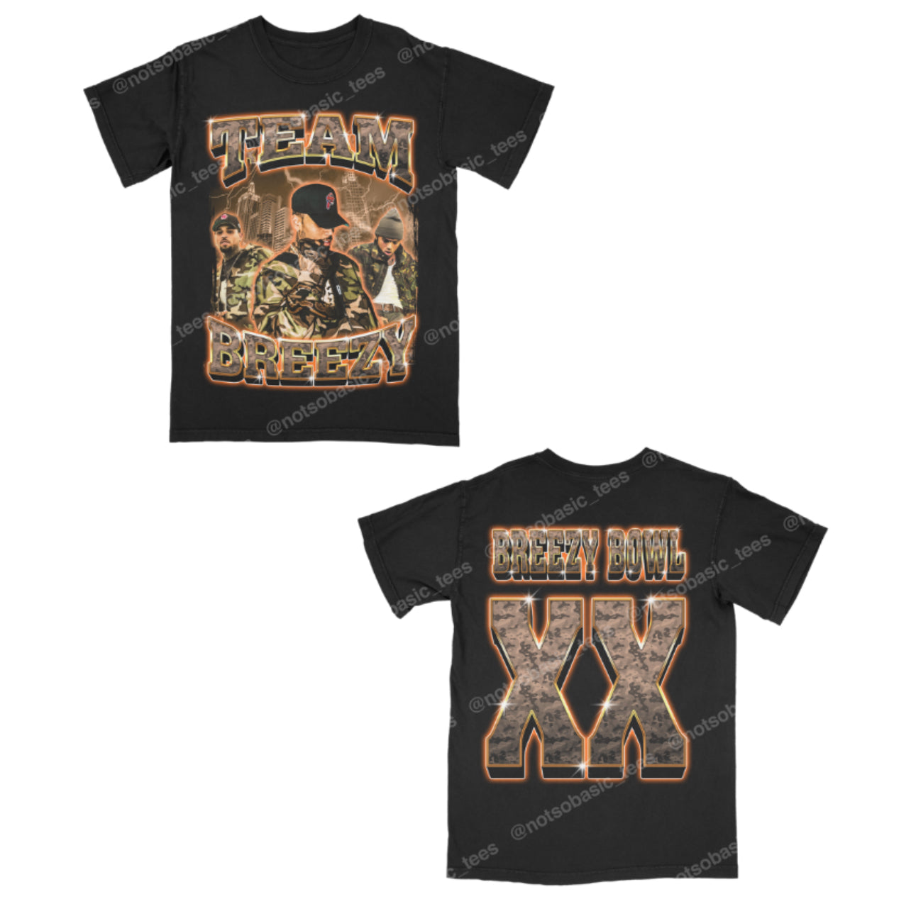 Orange Camo - Breezy Bowl