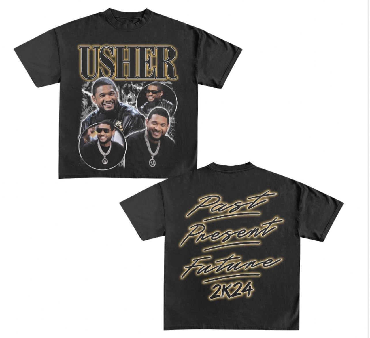 Front & Back (Black & Gold) U.Raymond