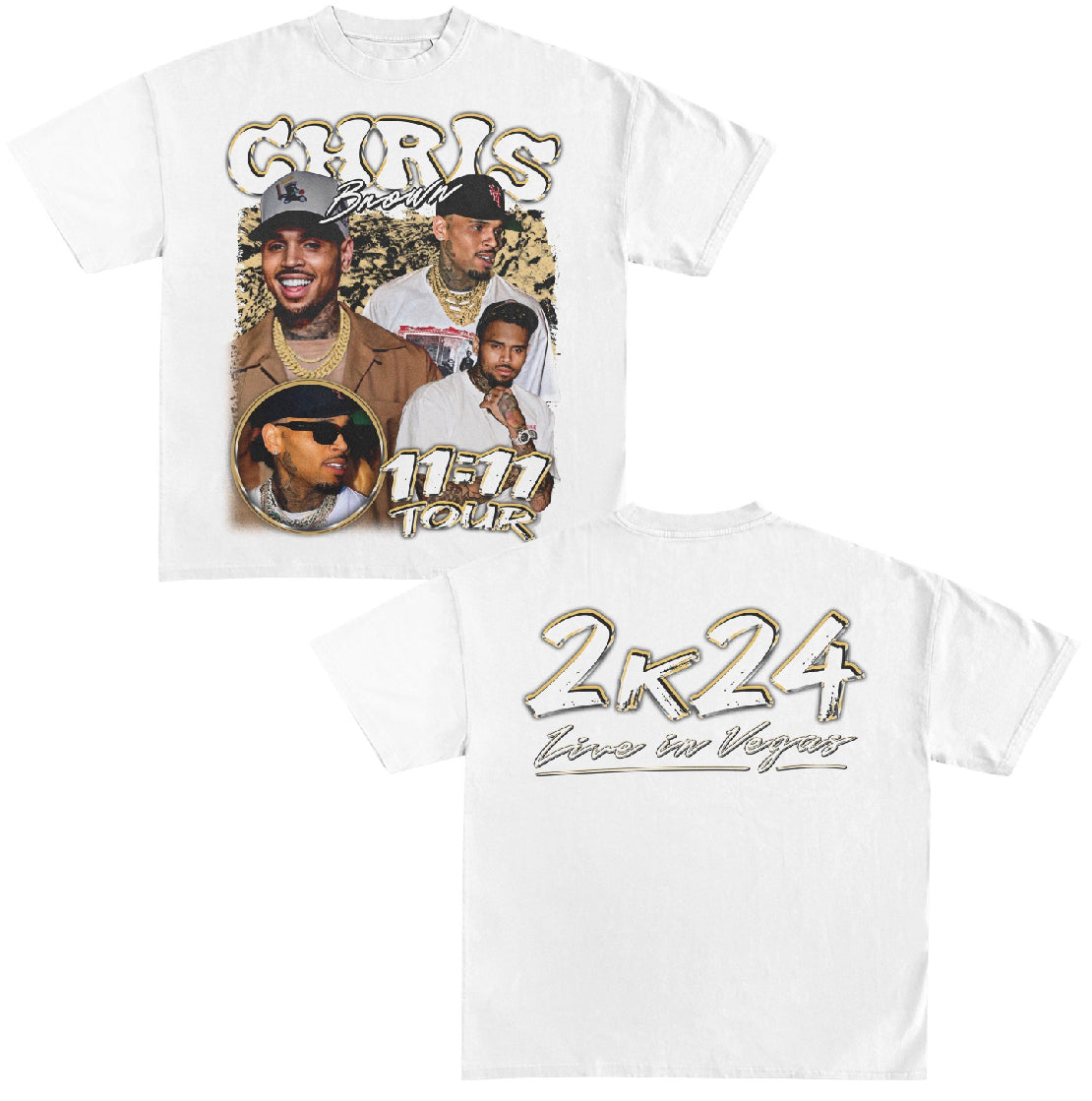 Gold & Silver Chris - Front & Back