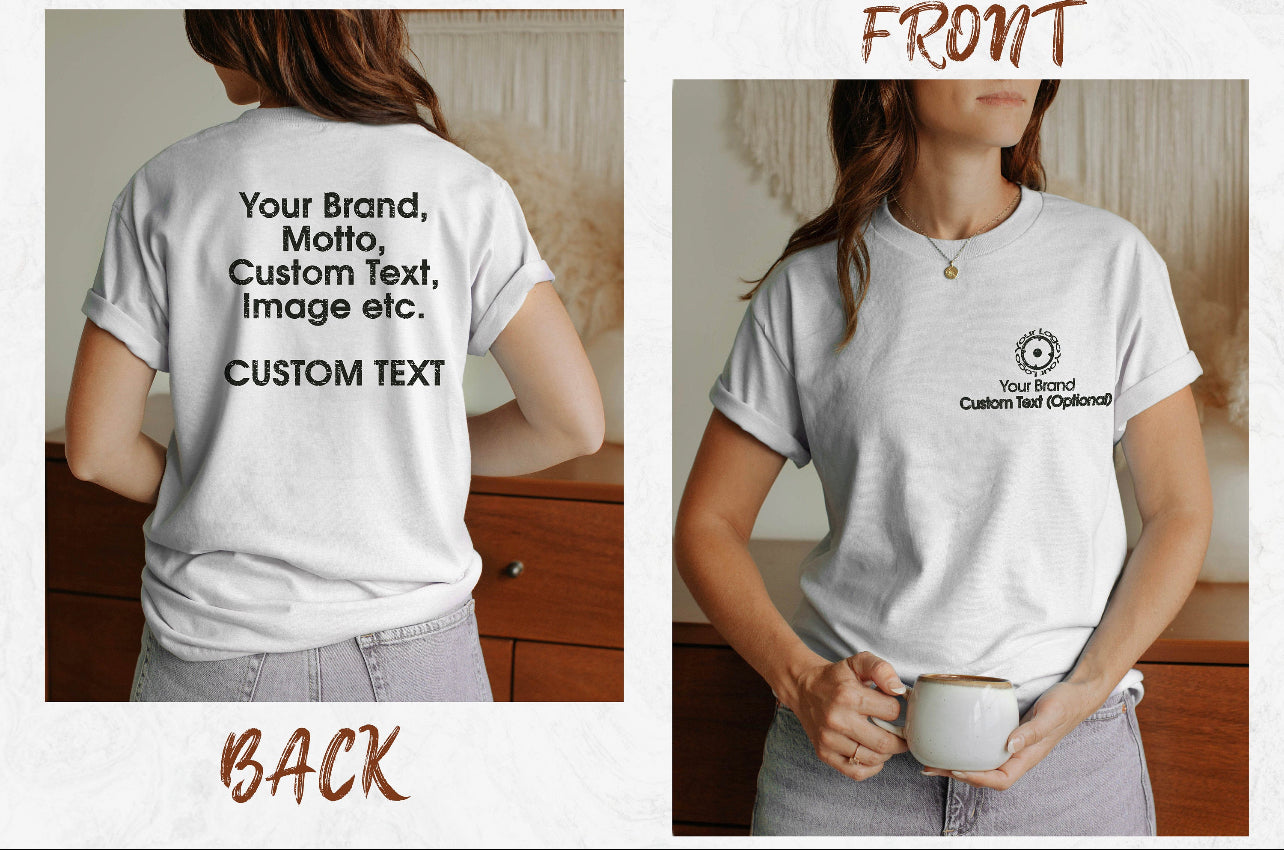 Logo Customization - (T-Shirt ONLY)